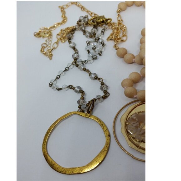 CURATED bundle lot 2 boho style statement look necklaces - Picture 4 of 5